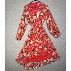 NWT BCBGengeration Cutout Fit & Flare Garden Multi Dress Size M MSRP $118